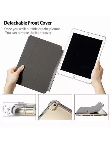 iPad Pro 12.9'' (2018 to 2021 - 3/4/5th Gen) Shockproof Case + Sma...