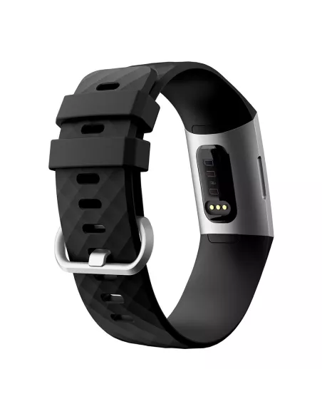 Diamond Sport Wristband Fitbit Charge 3/4 - Black | Ibroz