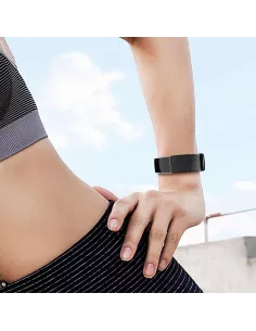 Bracelet Sport Diamant Fitbit Charge 3/4 - Noir | Ibroz 2