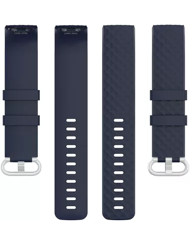 Bracelet Sport Diamant Fitbit Charge 3/4 - Bleu Marine | Ibroz