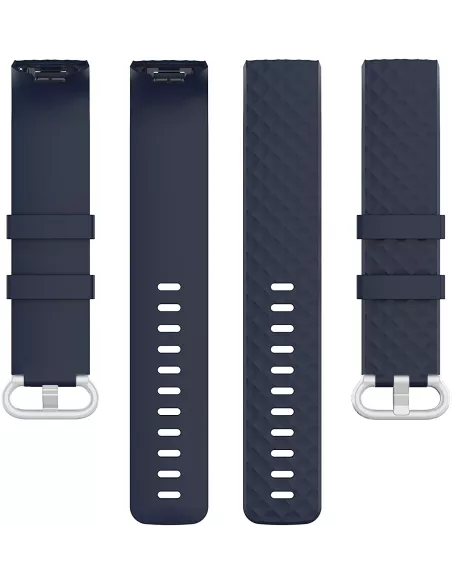 Bracelet Sport Diamant Fitbit Charge 3/4 - Bleu Marine | Ibroz
