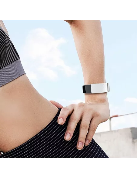 Bracelet Sport Diamant Fitbit Charge 3/4 - Blanc | Ibroz