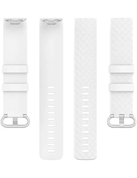 Bracelet Sport Diamant Fitbit Charge 3/4 - Blanc | Ibroz