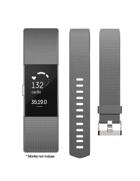 Fitbit Charge 2 Sport Wristband - Grey | Ibroz