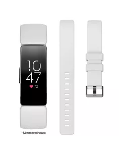 Bracelet Sport Fitbit Inspire 1 et 2 - Blanc | Ibroz