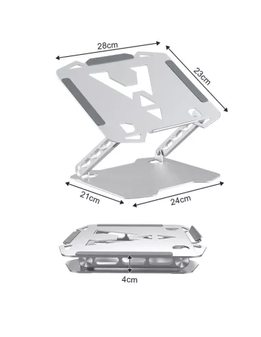 Support de bureau double bras pour PC Portable et MacBook | Ibroz