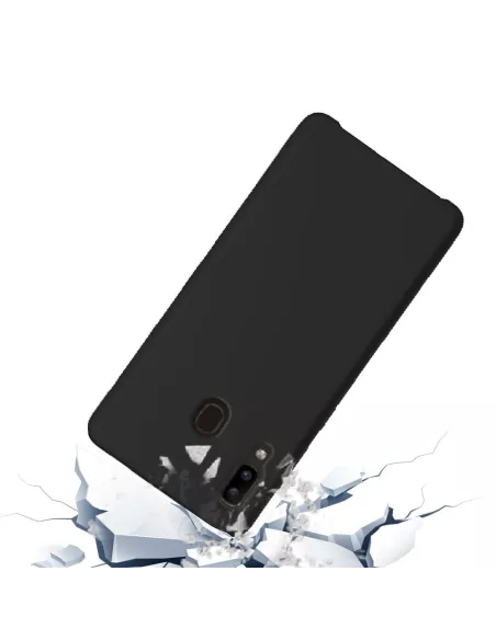 Galaxy A20e Coque Liquid Silicone Soft Touch | Ibroz