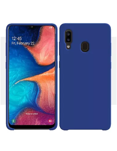 Galaxy A20e Coque Liquid Silicone Soft Touch | Ibroz