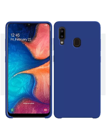 Galaxy A20e Coque Liquid Silicone Soft Touch | Ibroz