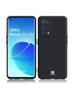 Oppo Reno 6 Pro Liquid Silicone Case - Black | Ibroz