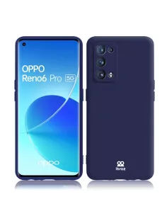 Oppo Reno 6 Pro Coque Liquid Silicone - Bleu Nuit | Ibroz